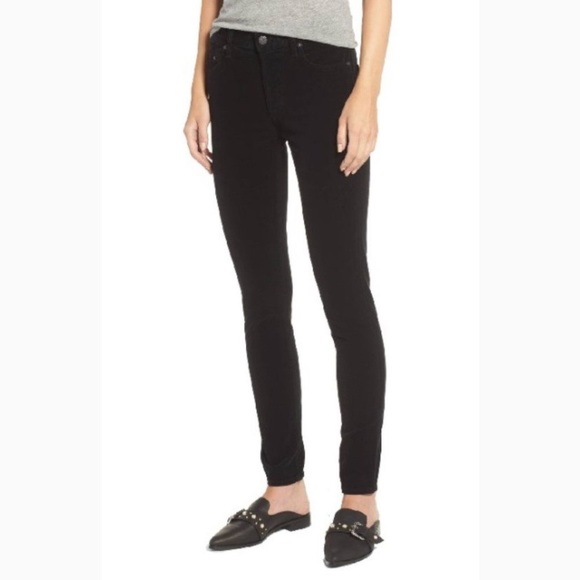 Citizens Of Humanity Denim - COH Citizens Of Humanity Black Corduroy Rocket High Rise Skinny Jeans Size 26